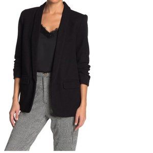 Catherine Malandrino Ruched Sleeve Blazer (Petite)